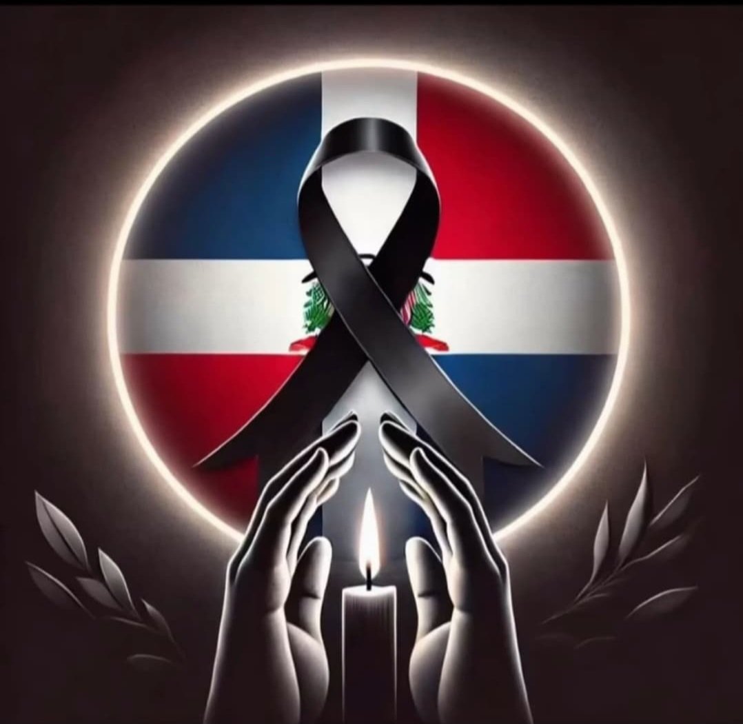 VctorSa76733844's tweet photo. Martes 08 de abril de 2025, día en el que la República Dominicana quedo sumergida en el llanto y el dolor por tragedia en el reconocido centro de diversión Jet set, el cual laboraba desde 1973, la República Dominicana  sabe salir de abajo y esta no será la excepción..🙏🇩🇴🙏🇩🇴🙏🇩🇴 https://t.co/QZek644ZcX