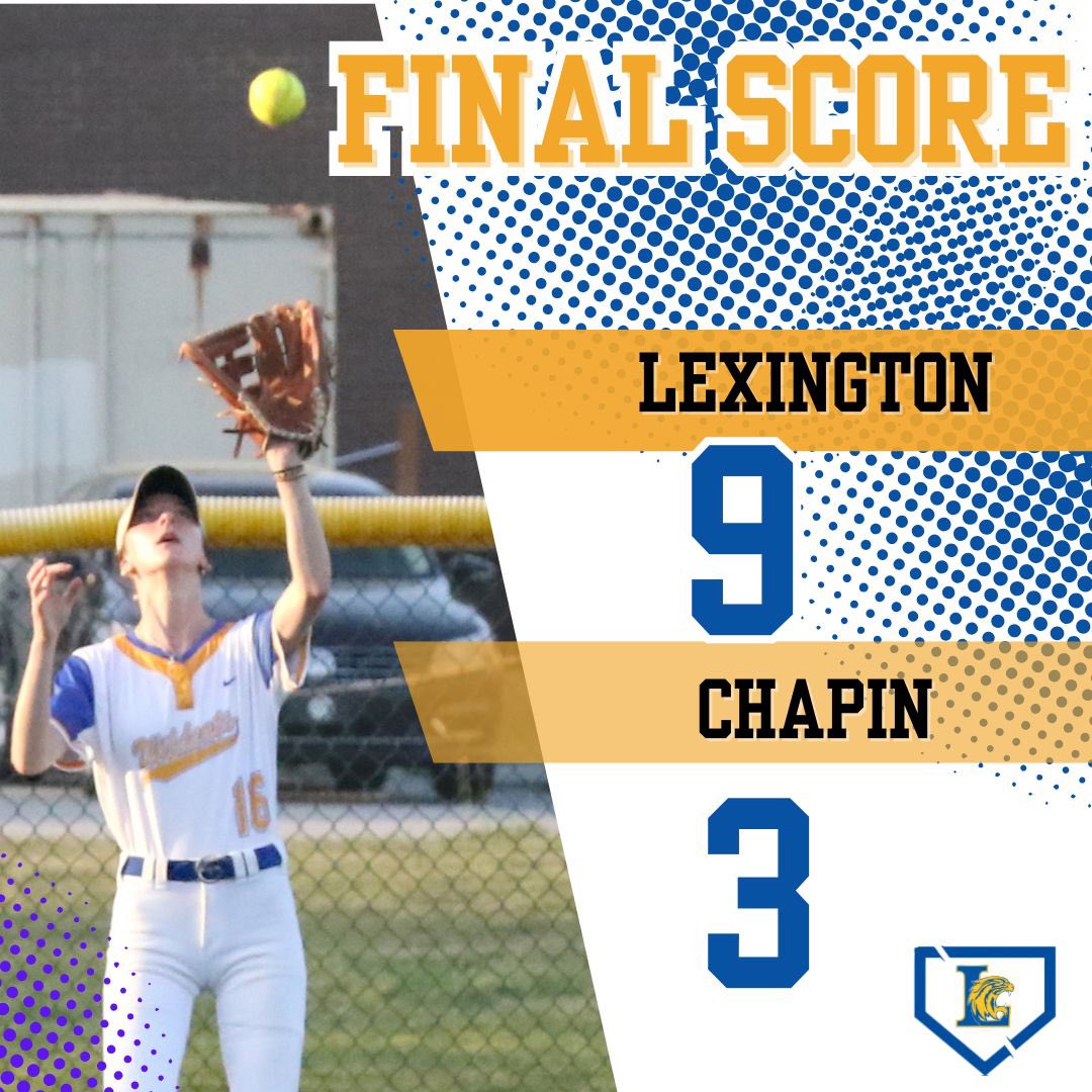 Lexington (15-2)(7-0) defeated Chapin 9-3. 
WP <a href="/HaleyManz26/">Haley manz</a> (11-1,5-0) 7IP 12K 1BB

<a href="/EMelinauskas/">Emma Melinauskas</a> 3-4 2R
<a href="/lexiet_13/">Lexie Taylor</a> 2-3 1R RBI
<a href="/MayaDrennon3/">Maya Drennon</a> 2-3 3 RBI 
<a href="/liviwarren1107/">Livi Warren</a> 1-3 1R RBI , 2B 
<a href="/PaytonMelin1/">Payton Melinauskas</a> 1-3 RBI
<a href="/31samcraig/">sam craig</a> 1-4 1R

Next up Lexington travels to Dutch Fork Thursday 4/10