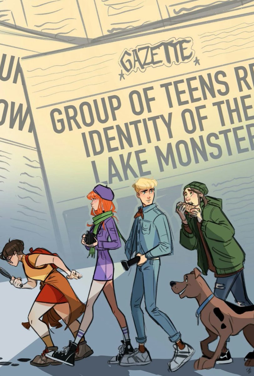 「Was looking up Scooby-Doo on Pinterest a」|Sweeney Booのイラスト