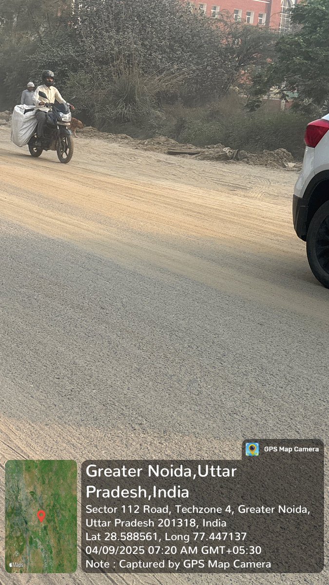 ग्रेटर नोएडा टेक्ज़ोन ४ इस्थित सर्वोत्तम इंटरनेशनल स्कूल के पास सड़क पर धूल का अंबार। बच्चों के लिए साँस लेना मुश्किल कर रहा है

 <a href="/OfficialGNIDA/">Greater Noida Industrial Development Authority</a> से अनुरोध है कि जल्द से जल्द सफाई कराएं और बच्चों की सेहत की रक्षा करें। कृपया आवश्यक कार्रवाई करें

<a href="/PrernaSinghIAS/">Prerna Singh</a> <a href="/InduPrakashPCS/">Indu Prakash Singh</a>