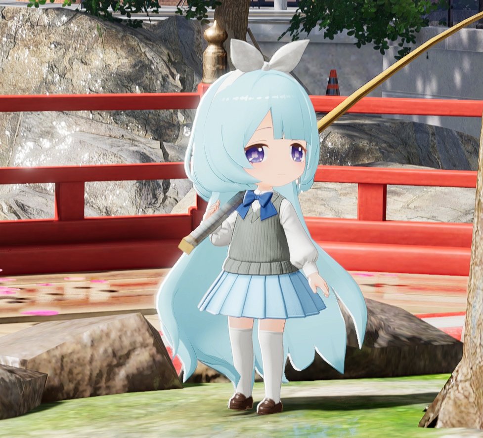 HKurimu09's tweet image. やっと制服衣装手に入れて
日本版の時と
同じ色合いにした！

#開放空間
#開放空間overfield