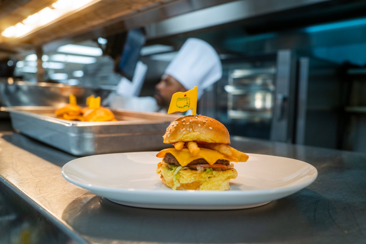 TheMasters's tweet photo. Served in Honor of Mr. Scottie Scheffler. #themasters https://t.co/T3vpP1jMR5