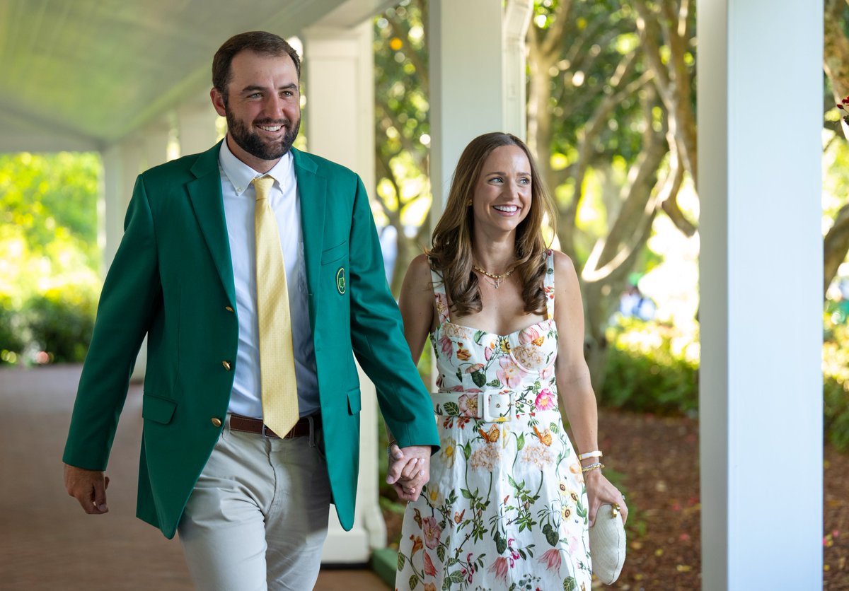 TheMasters's tweet photo. Served in Honor of Mr. Scottie Scheffler. #themasters https://t.co/T3vpP1jMR5