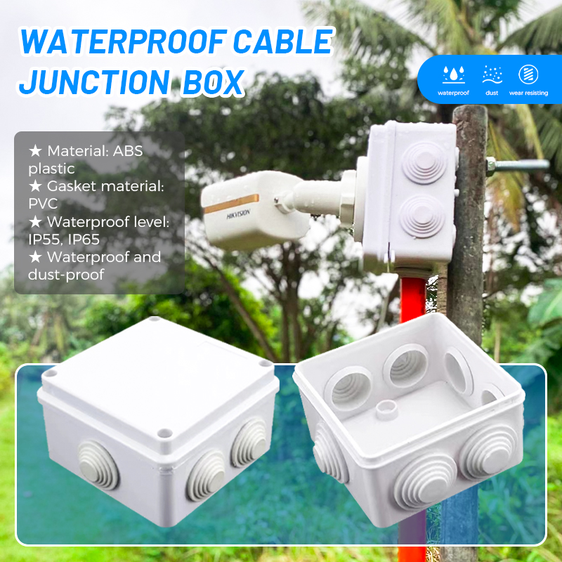 WATERPROOF CABLE 📲 +8613229451620（whatsapp）

JUNCTION BOX

★Material: ABs plastic

★Gasket material: PVC

★Implement standard: lEC60529

★Waterproof level: lP55,1P65

★ Resistance to impact: lK07