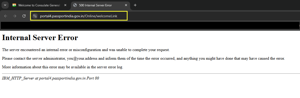 vivajmera's tweet photo. @cgihou Sir/Madam, We are not able to access website to renew passport since last 2 days. There is no info as well on the site about why its not working. Could you please fix this? https://t.co/AKUIEAll0X