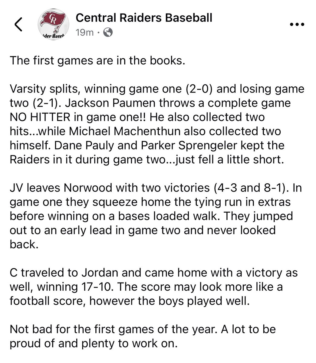 First no-no of the career