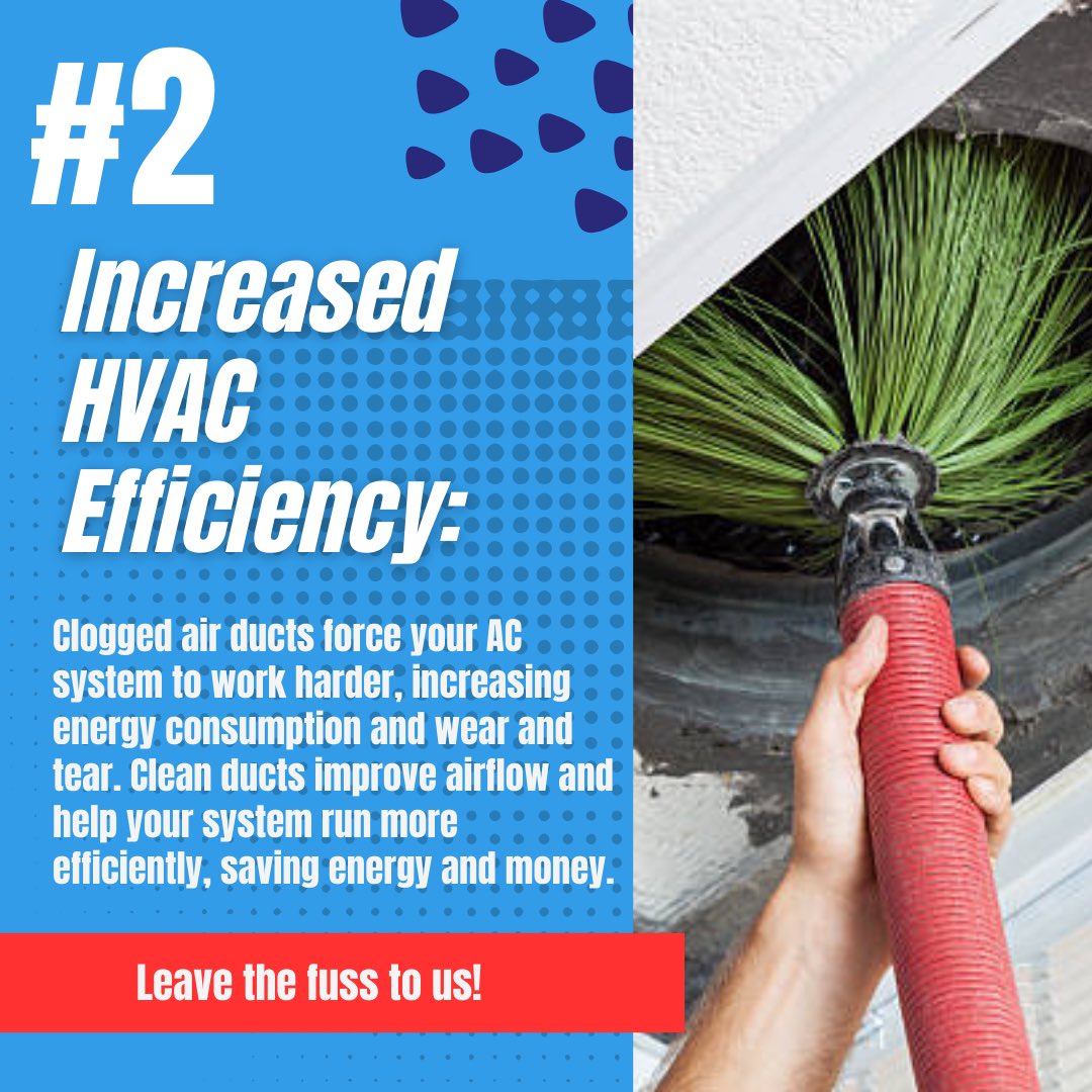 FussFreeAC's tweet photo. Did you know the air you breathe could be hiding dust, allergens, and pollutants? 🌬️🦠 Schedule your air duct cleaning with Fuss Free AC today and enjoy fresher, healthier air in your home! #AirDuctCleaning #CleanAir #FussFreeLiving https://t.co/LkSN1XjLeT