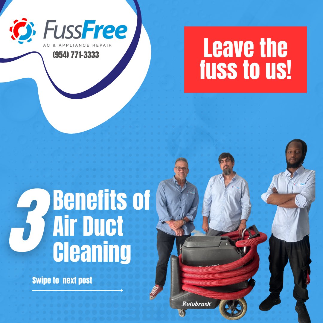 FussFreeAC's tweet photo. Did you know the air you breathe could be hiding dust, allergens, and pollutants? 🌬️🦠 Schedule your air duct cleaning with Fuss Free AC today and enjoy fresher, healthier air in your home! #AirDuctCleaning #CleanAir #FussFreeLiving https://t.co/LkSN1XjLeT