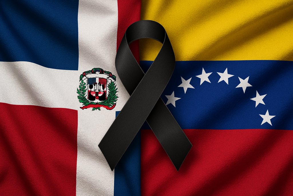 Venezuela y República Dominicana, siempre unidas, siempre hermanas. #LutoActivo #RepublicaDominicana #Venezuela 🇩🇴🇻🇪