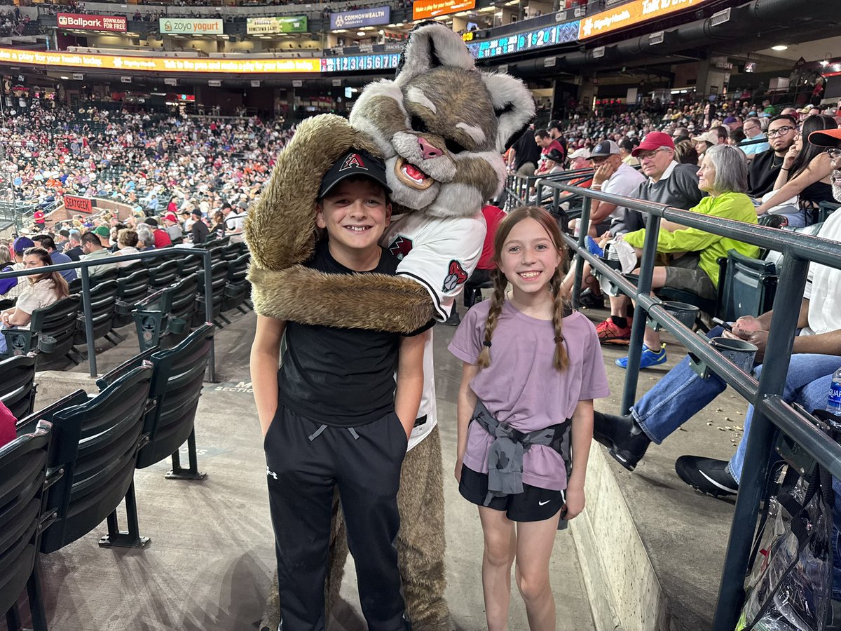 Also the birthday boy Neyden with Baxter! #Dbacks