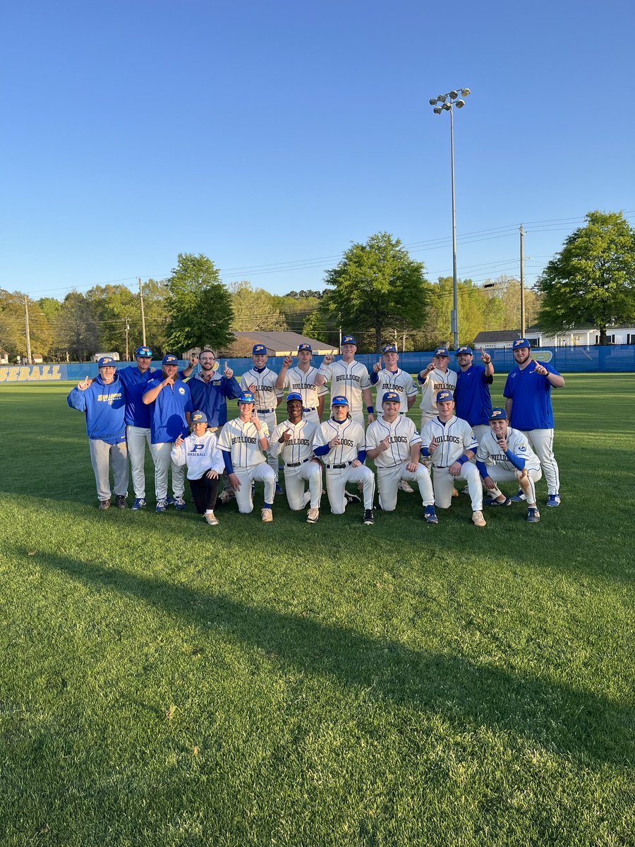Your <a href="/PiedmontHS/">Piedmont High School 🎓</a> Bulldogs ⚾️ Team clinched their 13th straight Area Championship with an 8-4 win over Glencoe! #GoDogs