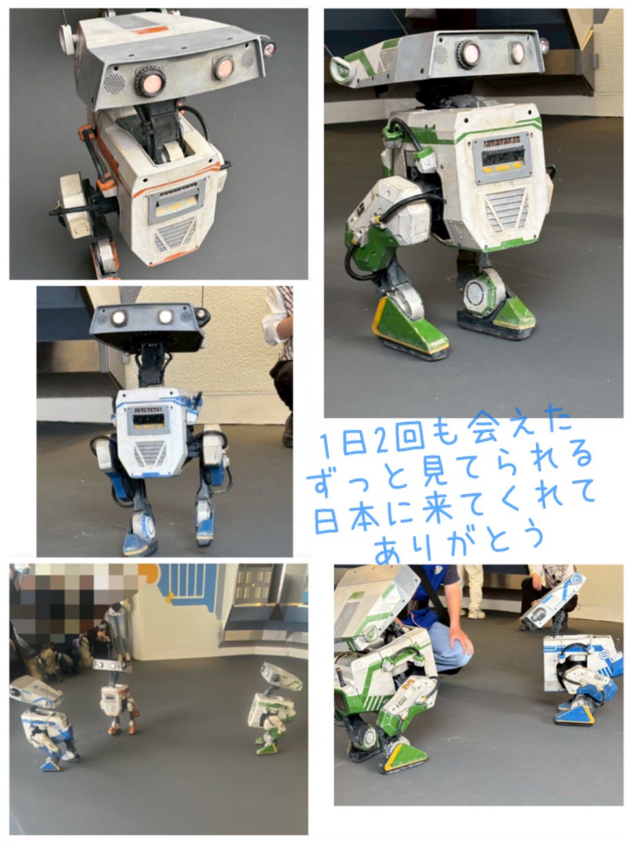 rojermoon's tweet photo. 昨日はBDXドロイドちゃん達2時間おきぐらいにお外に来てくれました
ずっと可愛い
日本でこの光景が見れられる日がくるなんて🥹FFさんのドロイド達も可愛い
スタツアも新コース見たくて８回のって
念願のグローグー達にも会えた😆
朝イチガチ勢の盛り上がりが凄かった https://t.co/bERn2Z7LgA
