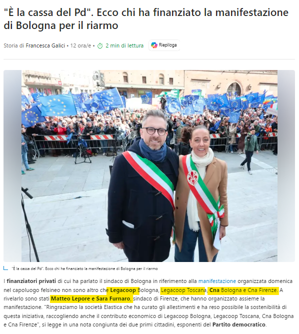 D_GiambattistaM's tweet photo. Facciamo un augurio di buona partenza per il fronte 
ai sindaci del #PD Lepore e Furnaro agli sponsor #LegaCoop e la #Cna della manifestazione 
proGuerra i Serrapiattisti del rifognismo #PD di #Gedi...
#MaiconilPd #maiconMicheleSerra https://t.co/9mgWzVOT2e