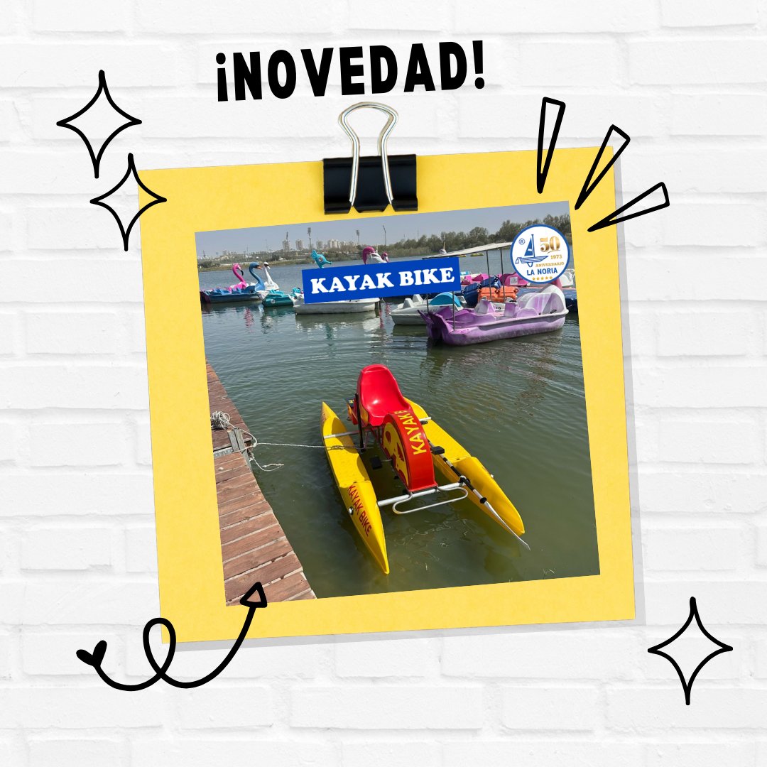 RotecsaLaNoria's tweet photo. ¡𝐂𝐨𝐦𝐢𝐞𝐧𝐳𝐚 𝐥𝐚 𝐭𝐞𝐦𝐩𝐨𝐫𝐚𝐝𝐚 𝟐𝟎𝟐𝟓!
Agradecemos a nuestro cliente por compartirnos esta increíble fotografía de nuestra Kayak Bike, él ya se encuentra disfrutando de su nueva bicicleta sobre el agua  ¡Gracias por confiar en nosotros! Entrega inmediata #hidropedal https://t.co/CnvkHn2hzw