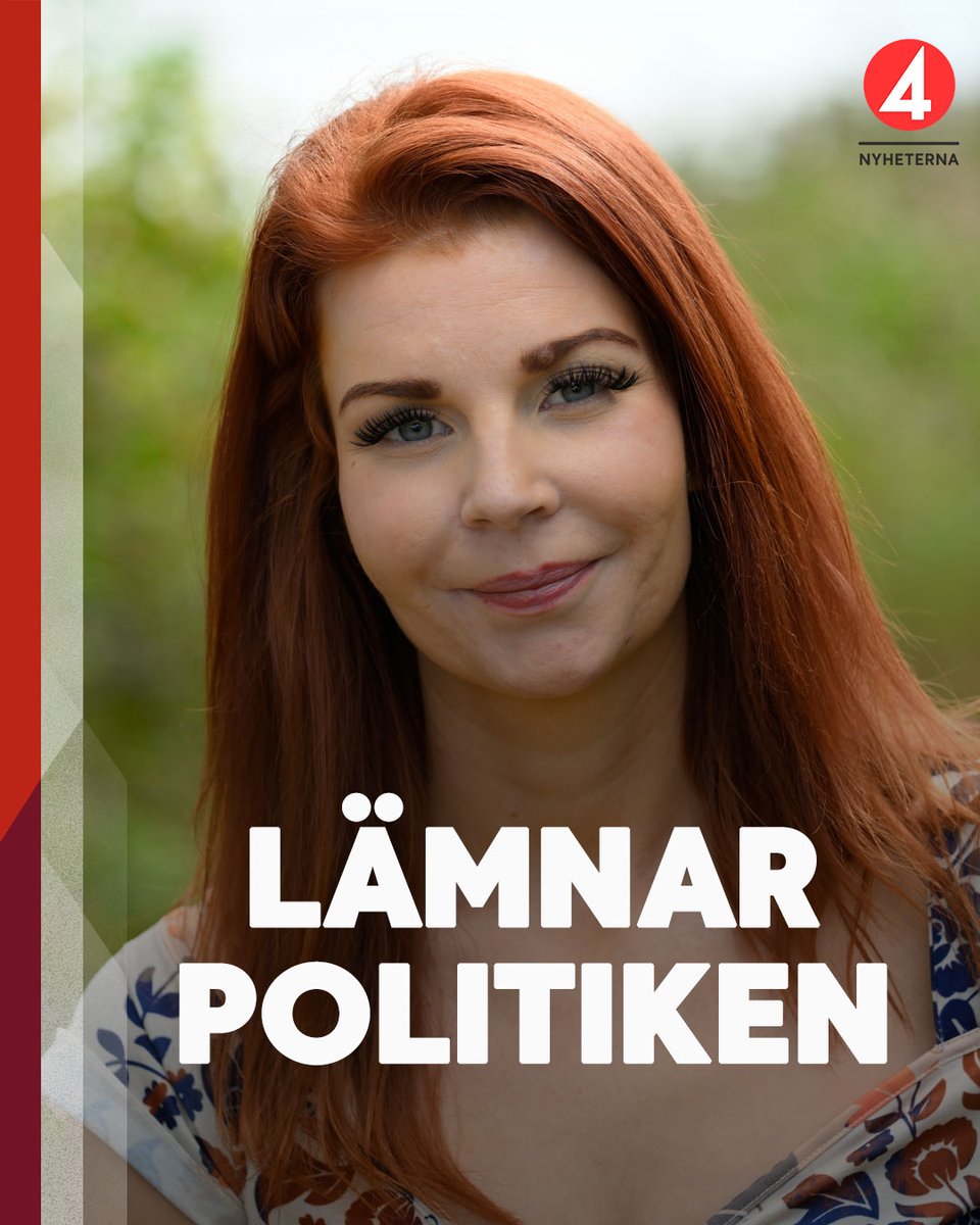 SD-politikern Louise Erixon lämnar politiken, det meddelar hon på sociala medier. Erixon hänvisar till familjeskäl: tv4.se/just-nu/6k3YTW…
