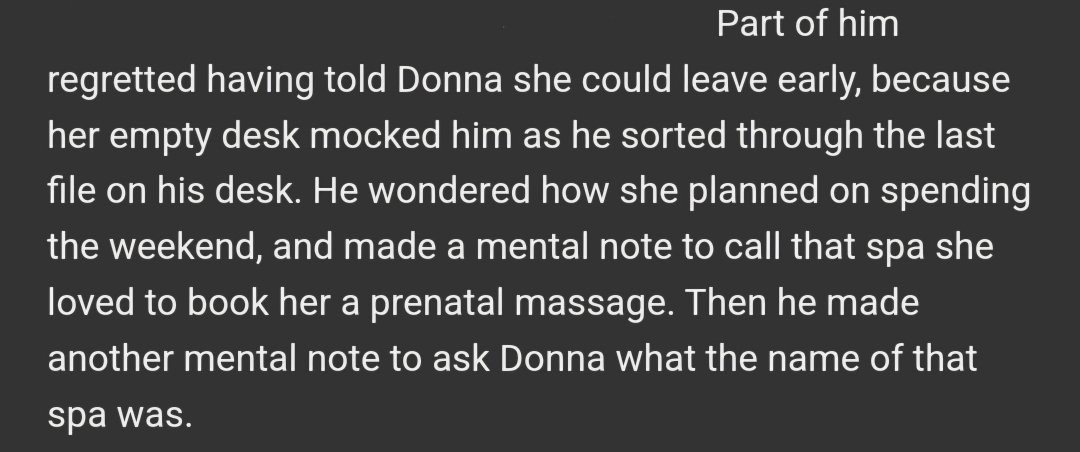 Swords_and_Pens's tweet photo. I think this is probably still the most accurate to canon Harvey moment I've ever written 😂

#tblp https://t.co/zL7QqnDoJp