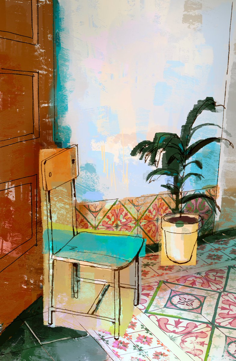 #pleinairpril 8/30 🪑🌱