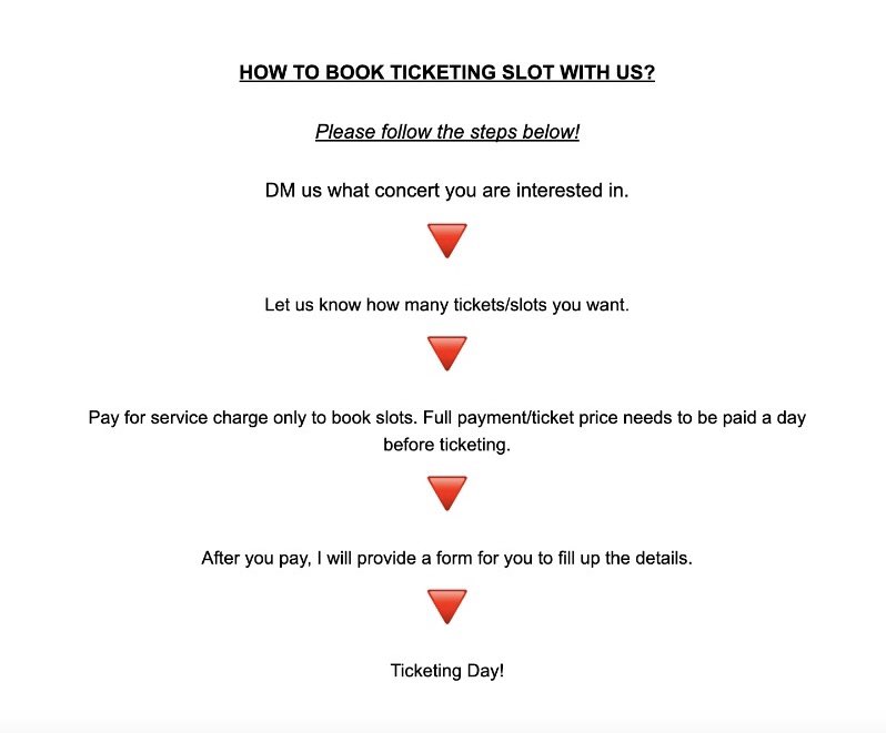 zuhairaamir's tweet photo. TICKETING SERVICE BY @zuhairaamir 🤍🕊️

✨ must read ✨ https://t.co/Sq9Tt9Lme4