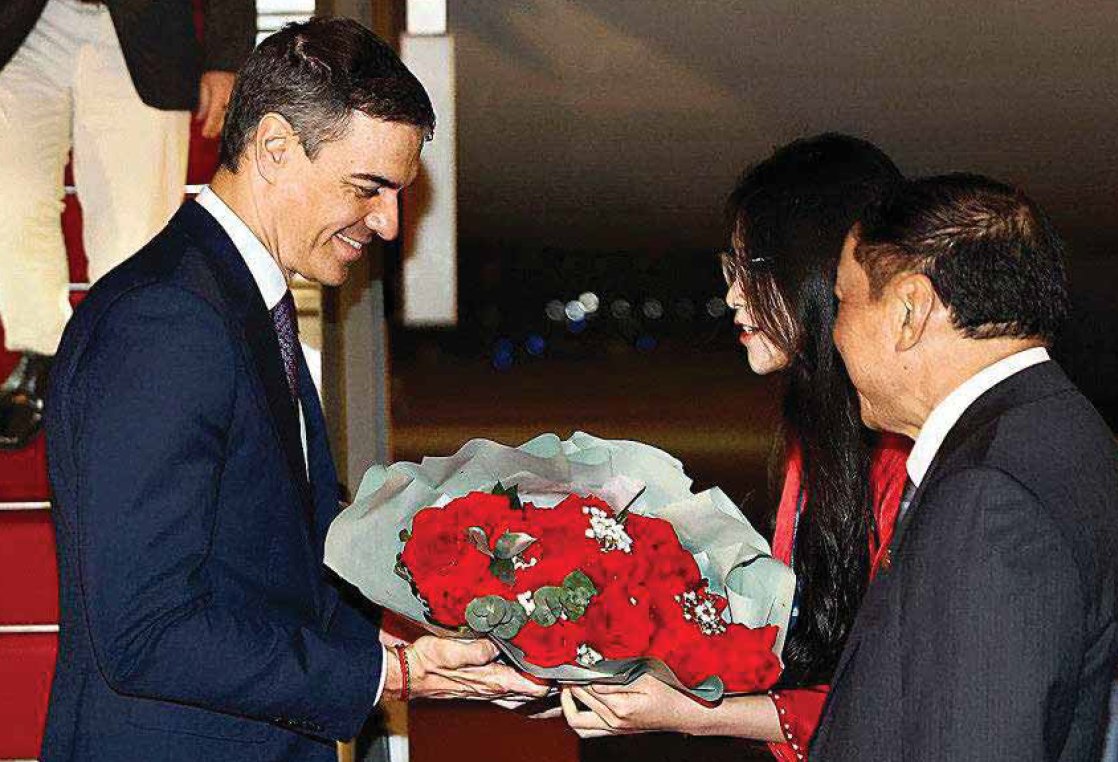 ¡Cómo le molestan al <a href="/ppopular/">Partido Popular</a> estas fotos y estas reuniones que demuestran el prestigio y liderazgo de <a href="/sanchezcastejon/">Pedro Sánchez</a> en la esfera internacional!