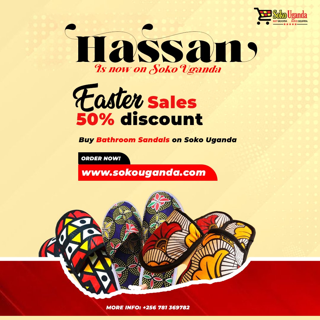 🐰✨   Hop into savings this Easter! Don’t miss out on our special holiday   discounts. #EasterDeals
#refugeesinbusiness
sokouganda.com/product/bedroo…
