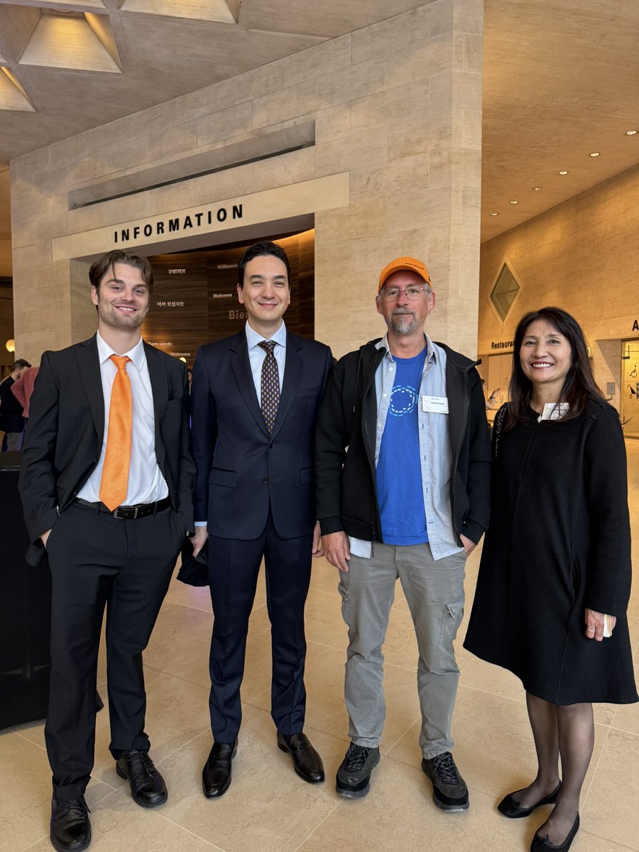 ビットコイン界のレジェンド、アダム・バック氏と。メタプラネットの株主として応援いただいていることを誇りに思います。@adam3us