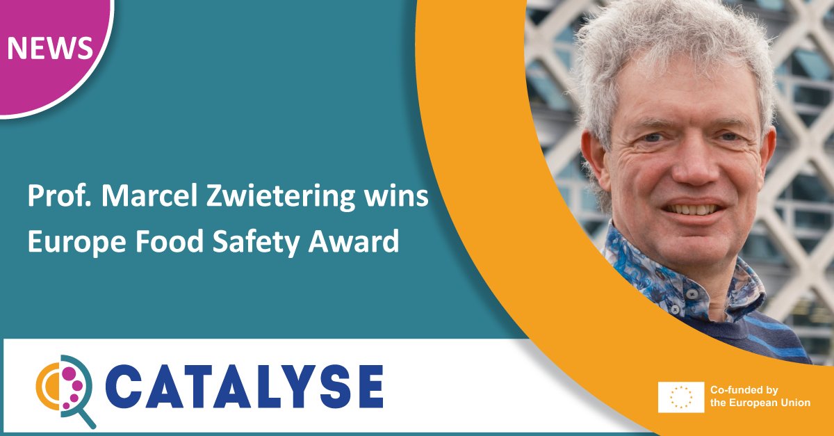 🏆 #CATALYSE would like to congratulate Prof. Marcel Zwietering on winning this year’s Europe Food Safety Award!

The award will be presented in the upcoming IAFP’s European Symposium in Madrid from 6-8 May 2025, where CATALYSE will be attending.

🔗ow.ly/2Zg850Vx8wW