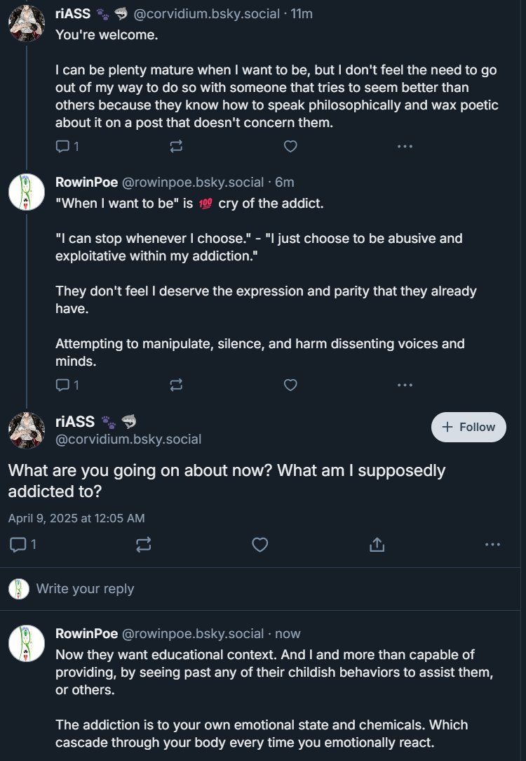 RowinPoe's tweet image. Learn about normalized and acceptable, exploitative and abusive human behaviors in relation to addiction from the image. Questions welcomed.

The sea of examples never ends, because most humans are imprisoned in their own ego and addiction.

#AddictionReform
#HumanReform