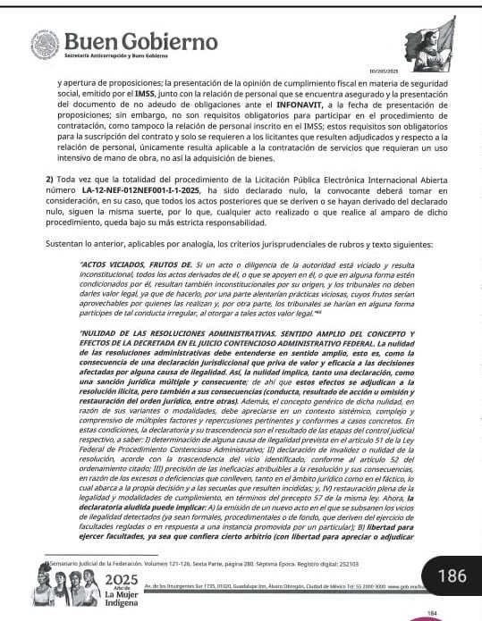 NARIZROJAAC's tweet photo. Deseamos de corazón sea una mentira: 
Licitación de compra de medicamentos, bienes terapeuticos, material de curacion y auxiliares de diagnostico para los ejercicios fiscales 2025-2026 ha sido declarada:  Nula! https://t.co/dbCQ9GkhN6