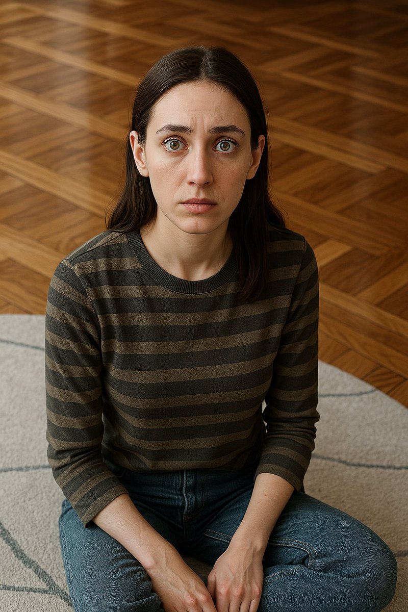 Стиви как человек получилась грустная, возможно, просто хочет есть