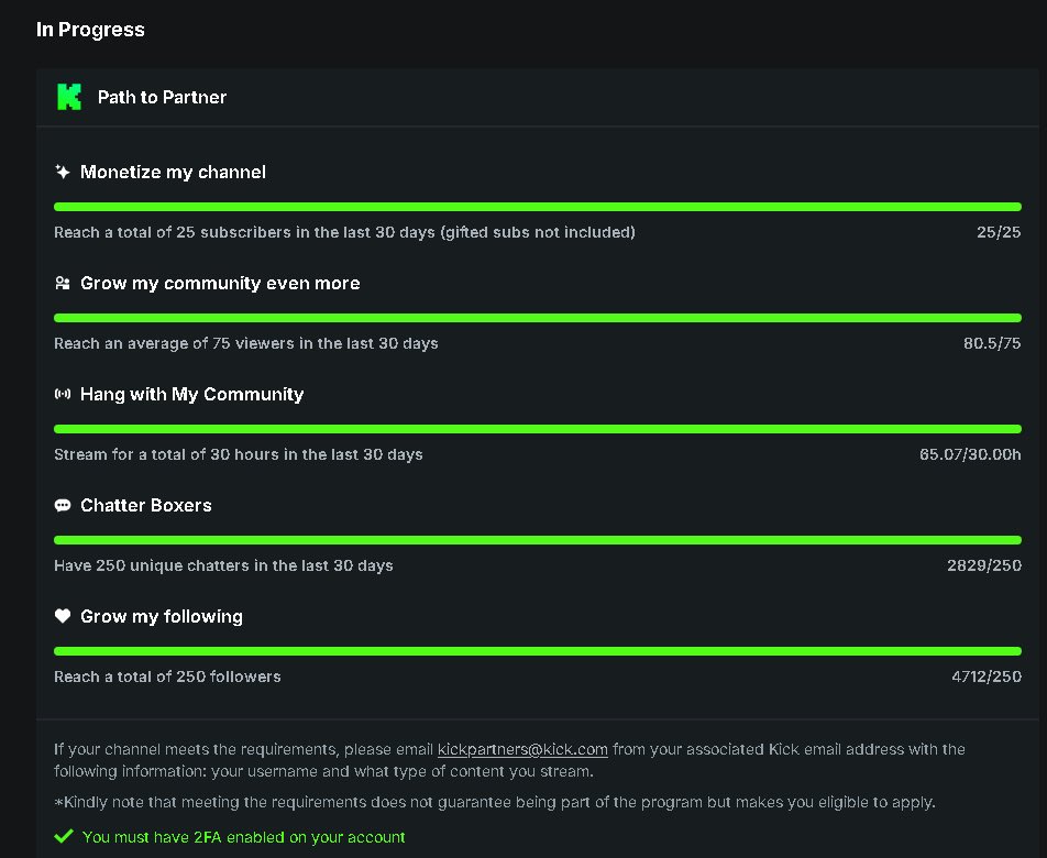 اللهم لك الحمدالله جبنا التحديات كامله 
ولكن للاسف انرفضت لتوقيع العقد مع kick 
وبكذا نقول لكم نحتاج تفاعلكم على التغريده ذي 

<a href="/KickTrQ/">TRQ</a> <a href="/kick/"></a>