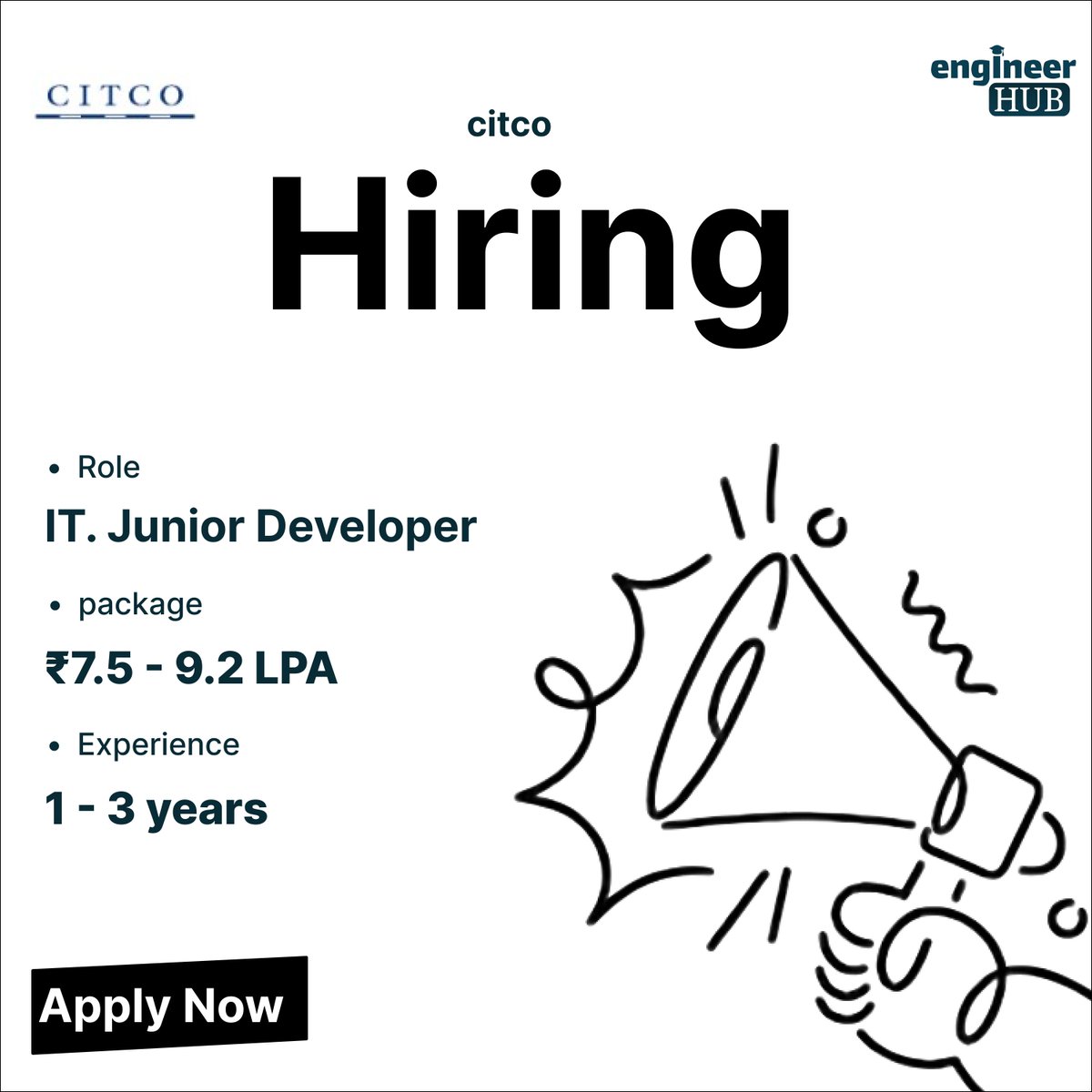engineerhub_in's tweet photo. ๐จ We're Hiring!
1๏ธโฃ Inspiron Labs โ Frontend Developer
๐ https://t.co/Z6oXnzaNQj
2๏ธโฃ Citco โ IT Junior Developer
๐ https://t.co/T3aBBlV2MY
3๏ธโฃ Hyland โ Developer 2
๐ https://t.co/4XhETJMGme
.
.
.
.
.
#Hiring #TechJobs #EngineerHub #FrontendDeveloper #SoftwareJobs https://t.co/9EzNUDBgNc