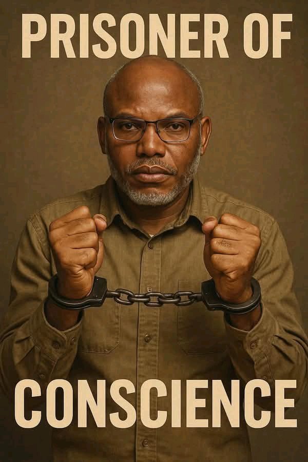 Intensifying For The Release Of Mazi Nnamdi Kanu Is Certainly Tweet-Worthy. He Is Unjustly Held In A Confined Space For Non-Violently Agitating For The Freedom Of #Ndigbo. #FreeMNK Is The Key To Addressing Nigeria's Turmoil. A Prisoner Of Conscience!

#IgbosFavoriteSon.