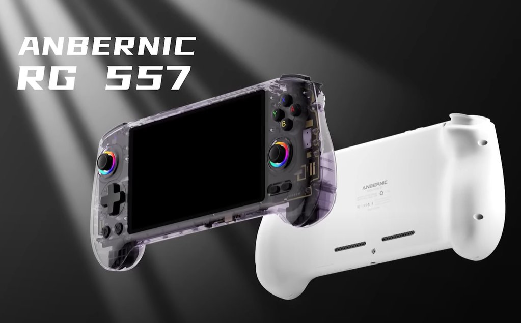 anbernic_china's tweet photo. 💥 ANBERNIC RG 557 Debut!
Our HD large-screen flagship Android handheld is almost here.
📱 5.48” AMOLED | 1920×1080 resolution
🎮 Runs retro games, mobile titles, AAA streaming &amp; PC emulation
🧩 Beginner-friendly RG front end
👉 Explore more:
https://t.co/WKgVki0beD https://t.co/Bfar0MWSfi