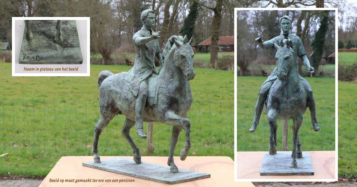 Voor het pensioen van een chirurg wilde de vrouw als verrassing iets bijzonders schenken. Ooit, tijdens een reis naar Rome, zag de man het beeld van Marcus Aurelius en zei “zo zie ik mijzelf het liefst”. Dit heeft zijn vrouw onthouden en is er een gelijkend portret gemaakt.