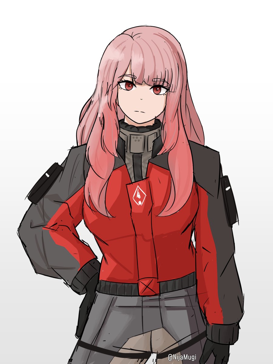 NijaMugi's tweet photo. Female Shikikan but with long hair

#GirlsFrontline 
#GFL2Exilium https://t.co/iZ7r09TMVa