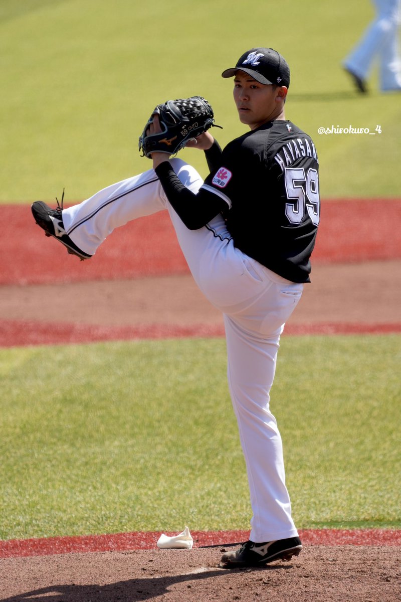 shirokuro_4's tweet photo. ［2025.04.09 ジャイアンツタウンスタジアム］
先発・早坂響は2回1失点。
  #chibalotte #α7IV #pitchingpractice https://t.co/NWIrFG5m0C