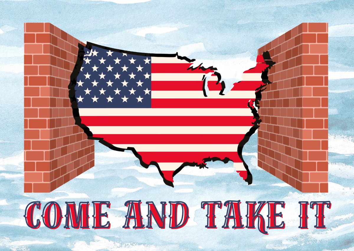 Surrounded by oceans 🌊
Defended by warriors 🔫
Marked by the greatest Flag ever stitched..
We live in THE safest land on earth- The United States of America!

COME AND TAKE IT  #USA🇺🇸