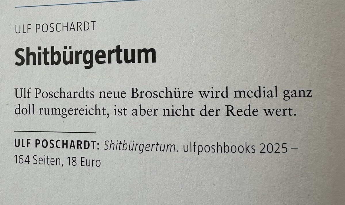 Rezensionen müssen nicht von epischer Länge sein.