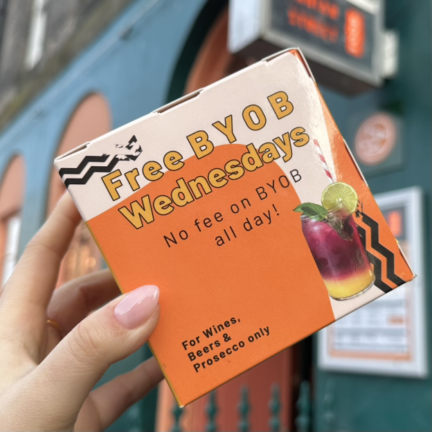 It’s free BYOB Wednesday! 🧡