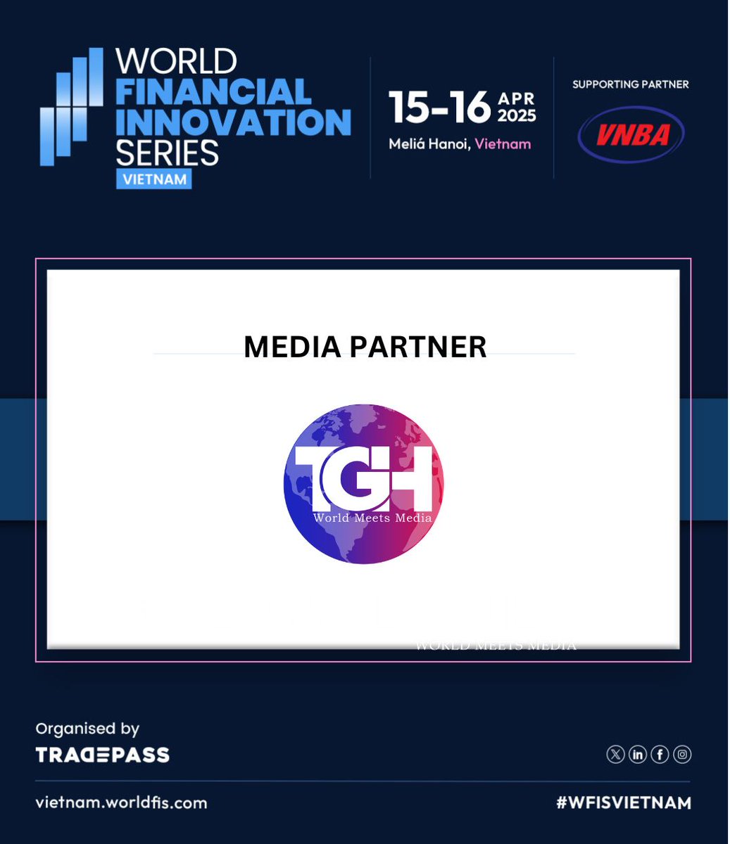 World Financial Innovation Series (WFIS) backed by the Vietnam Banks Association (VNBA), that will bring together 500+ industry leaders, policymakers, and tech innovators.

Join us on 15-16 April 2025 at Melia Hanoi 

🔗 Learn more: vietnam.worldfis.com