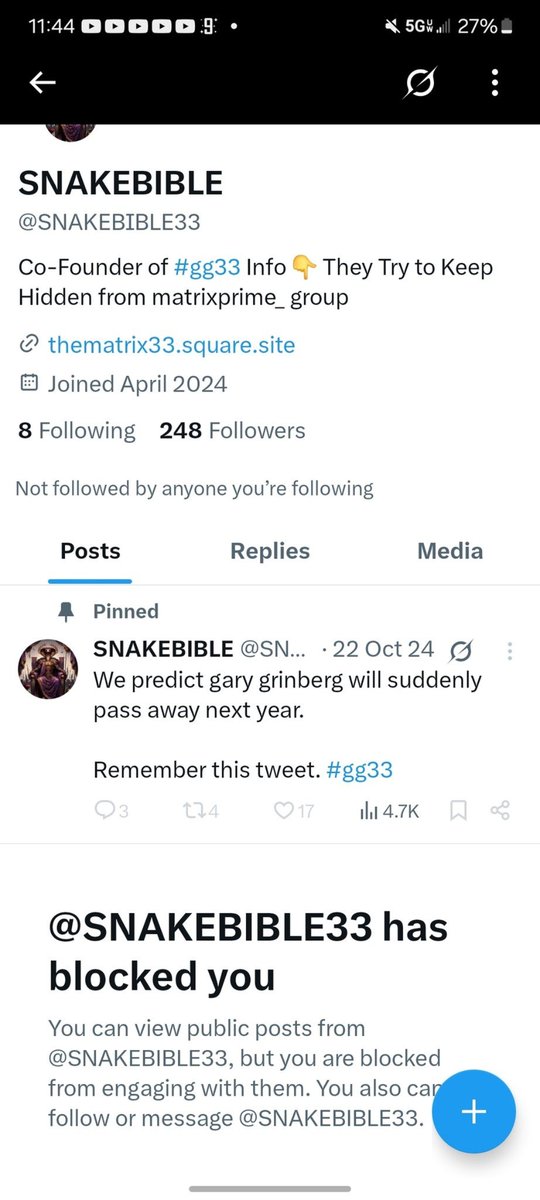 afo77_'s tweet photo. Blocked by 6 accounts in under 24 hours, new world record😈🤣...what is blocking?, a defense mechanism used by pussies who can't handle the 💨🤷 https://t.co/A8usfuajlf