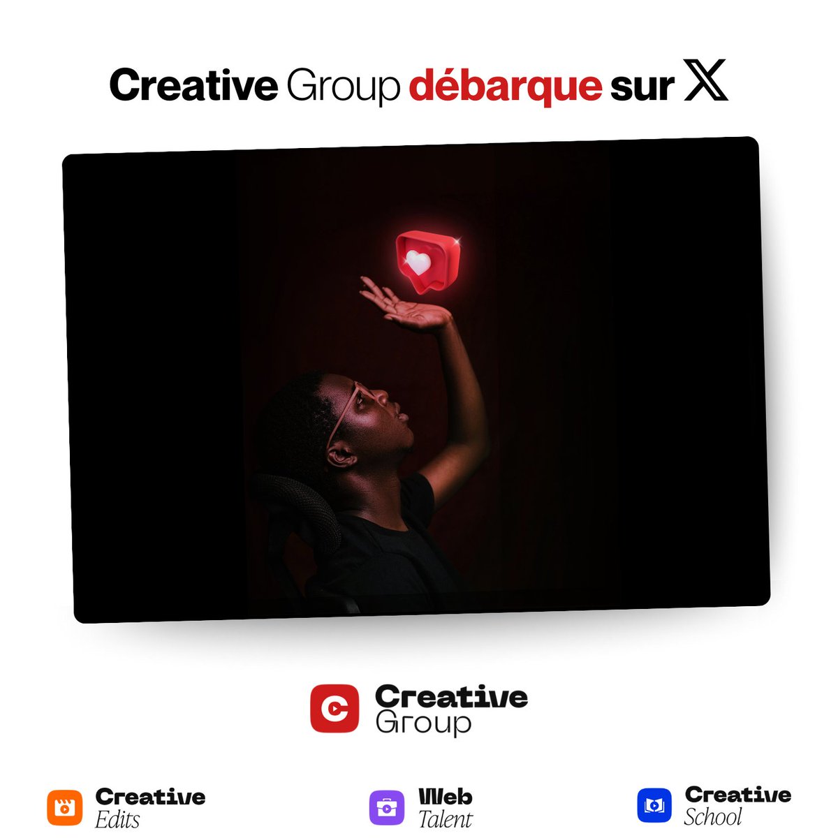 Nous sommes enfin sur Twitter !

🎬 Creative Group, c’est un ensemble de solutions pensées pour les créateurs et freelances.

Restez à l’affût, de nouvelles choses arrivent pour faire passer votre activité à un autre niveau  👀