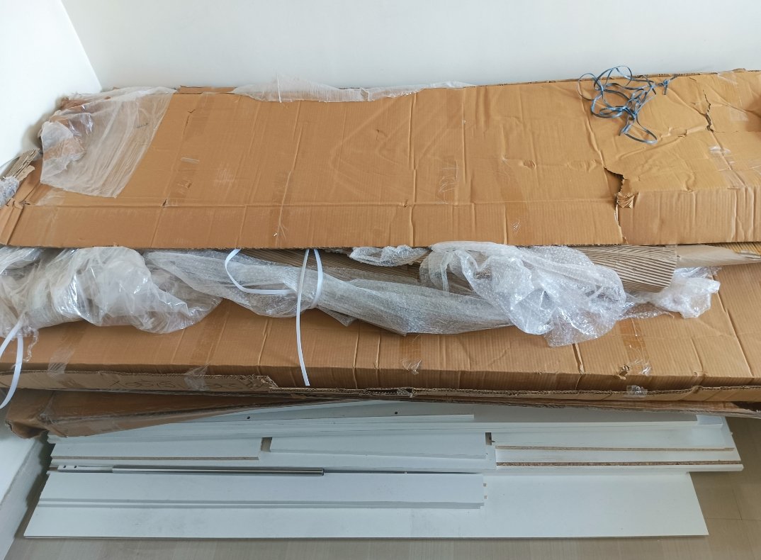 shova82's tweet photo. @woodenstreett Kindly return the defective Wardrobes from my apartment. It is taking space n making me uncomfortable. I have also emailed at care@woodenstreet.com but no response till now. I am really frustrated with the service. My order id is 883012. https://t.co/WGFpc2FkyE