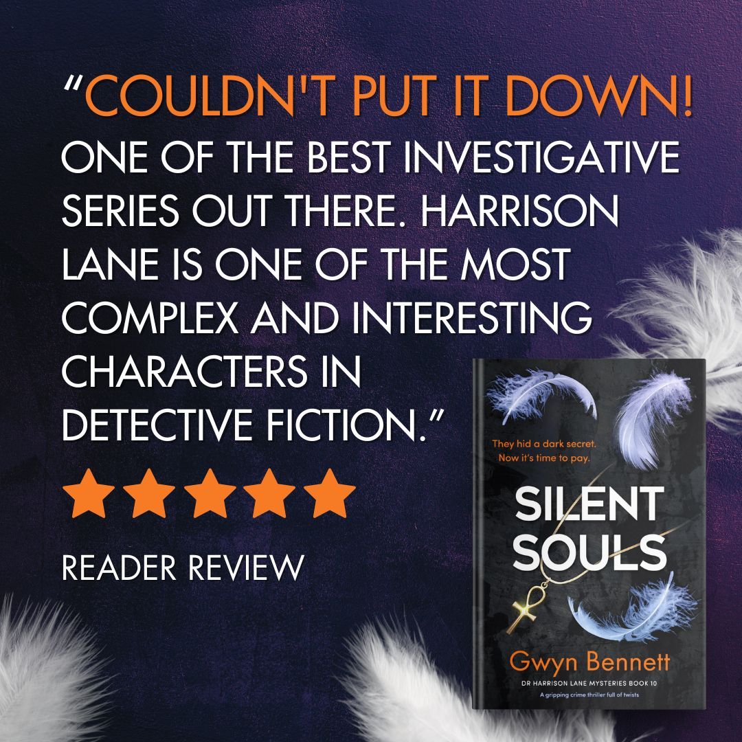 Thank you for all the amazing reviews for Silent Souls, they are very much appreciated, and there are plenty who have read Silent Souls as a standalone as well as the whole series. 🙏🙏