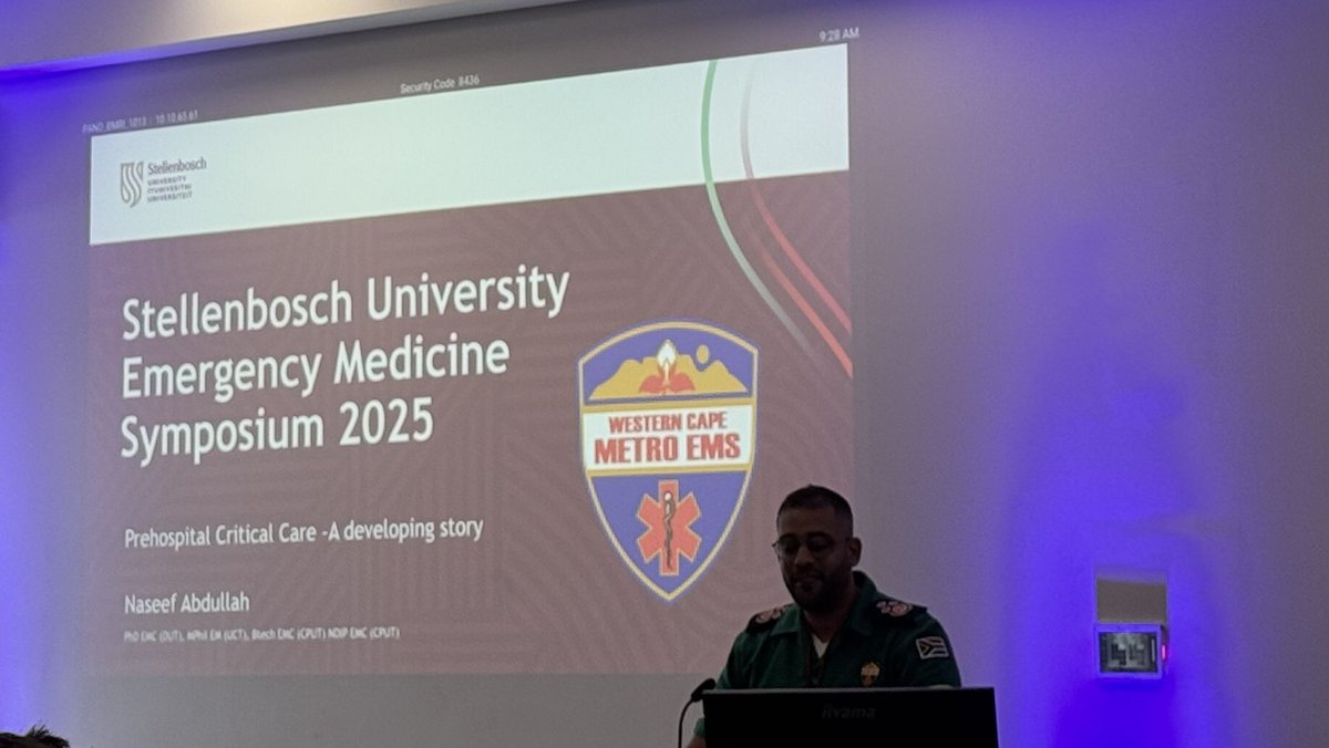 Craig Wylie (@craigwylie) on Twitter photo #SUEM2025 <a href="/NaseefAbdullah/">Naseef Abdullah</a> discussing the Prehospital Critical Care - A developing Story. Where are we in our space. #SUEM2025 <a href="/NaseefAbdullah/">Naseef Abdullah</a> discussing the Prehospital Critical Care - A developing Story. Where are we in our space.