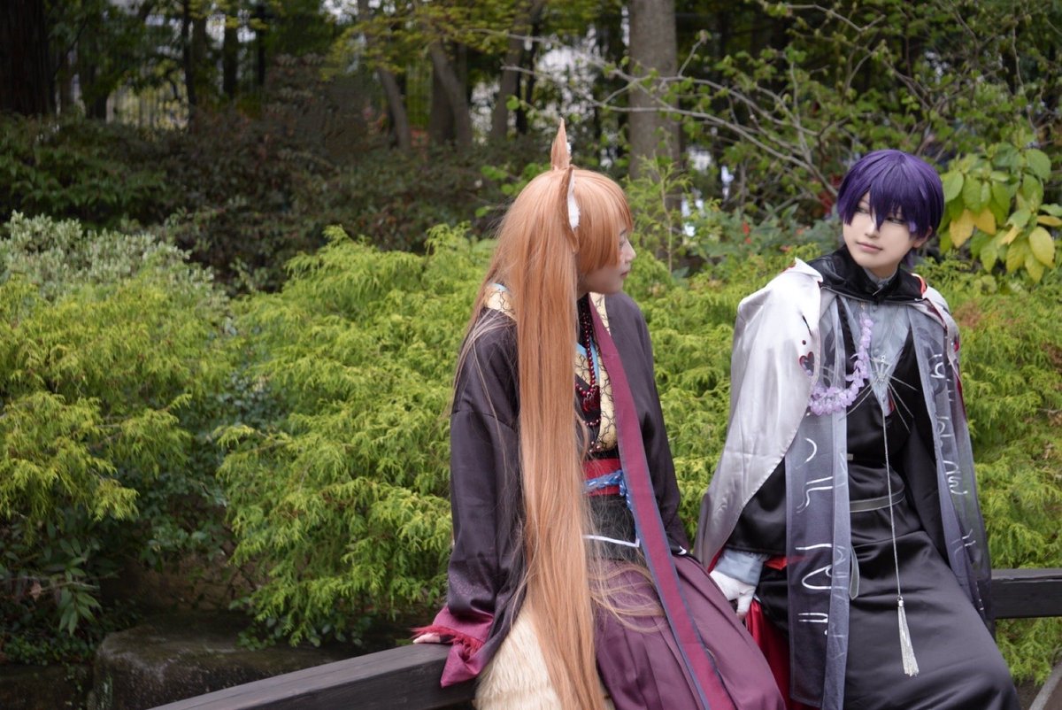 am_tno02's tweet image. 🌈🕒/ 🦊✌️. ⚔️Cosplay

庭園の木橋でおしゃべり

 #ビビコス大須若宮  #ビビコスinfo