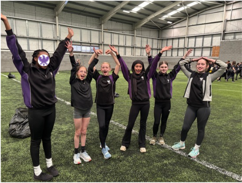 Our Year 7 Sports Hall Athletics team took part in the West Yorkshire finals.  Congratulations to the girls who are now the West Yorkshire Champions.
The girls have worked super hard; won the Pennine round, the Kirklees round and now the West Yorkshire finals.