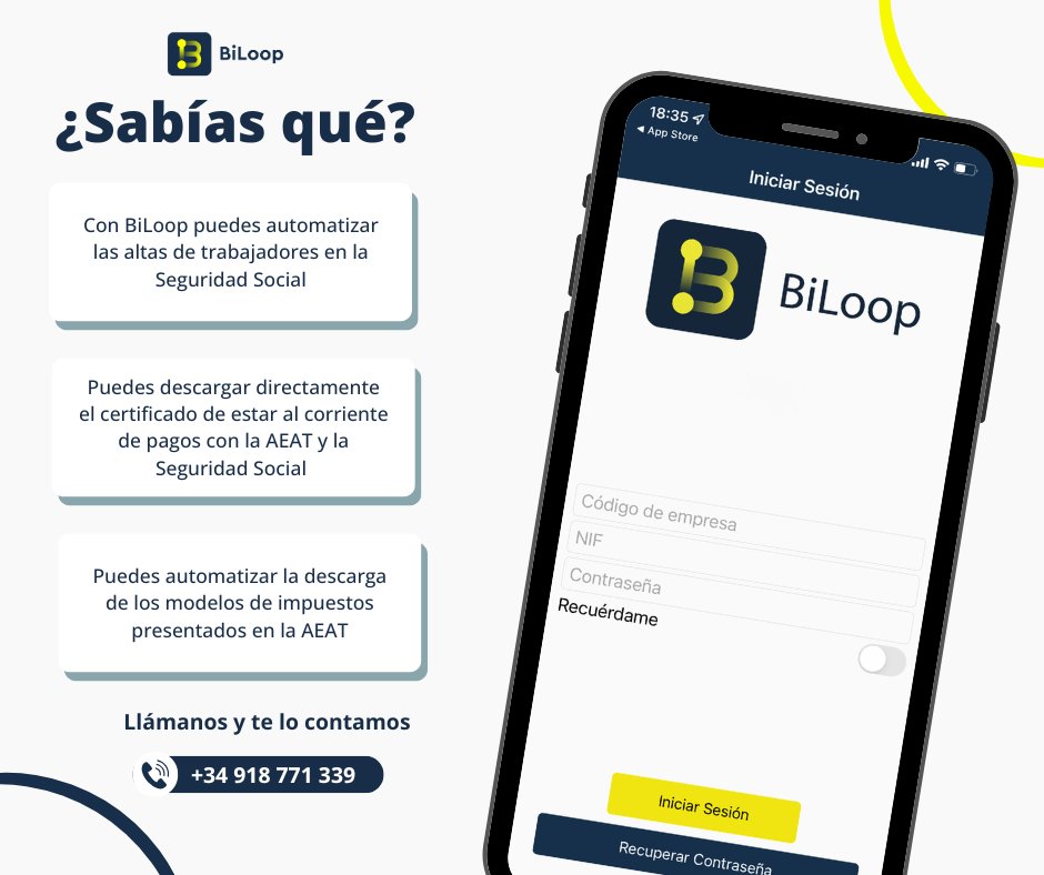 ADISSInforma's tweet image. 🔗 Descubre más en biloop.es
#BiLoop #Automatización #GestiónEmpresarial #TransformaciónDigital #ContabilidadAutomática #Asesorías #DespachosProfesionales #TrámitesSS #TrámitesAEAT #AutomatizaTuNegocio #Digitalización