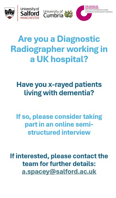Dr Rob Higgins SFHEA (Pronouns: He/Him/His) π (@rhigginssalford) on Twitter photo Please consider taking part is this important research by <a href="/AcademiaAdam/">Adam Spacey</a> looking at consent and capacity when imaging people living with dementia π’ππ Please consider taking part is this important research by <a href="/AcademiaAdam/">Adam Spacey</a> looking at consent and capacity when imaging people living with dementia π’ππ