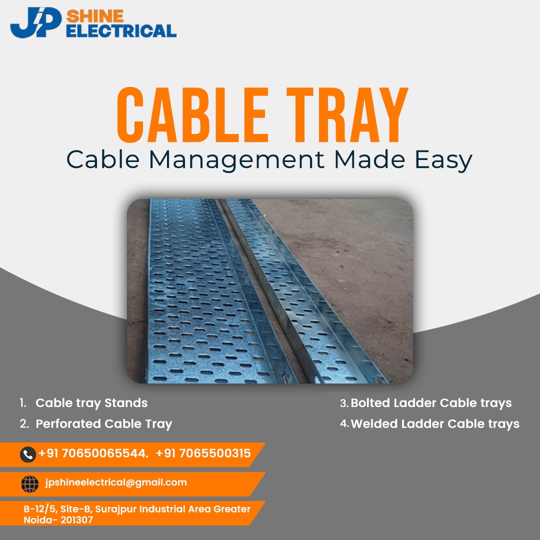 jpshineelec's tweet photo. ⚙️ Efficient Cable Management Starts Here!
Organize your wires and cables seamlessly with premium Cable Trays from JP Shine Electrical 🛠️

📞 +91 7065006544 | +91 7065500315
📍 https://t.co/m9uaspUcSx

#CableTrays #ElectricalSolutions #JPShineElectrical #CableManagement https://t.co/7THlLnqDTu